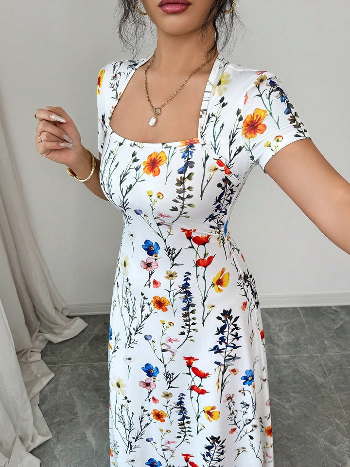Rochie maxi SHEIN, alb