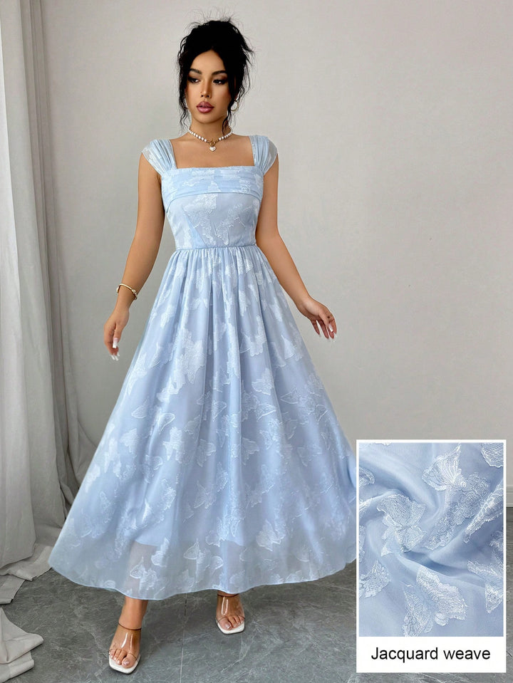 Rochie maxi SHEIN, albastru