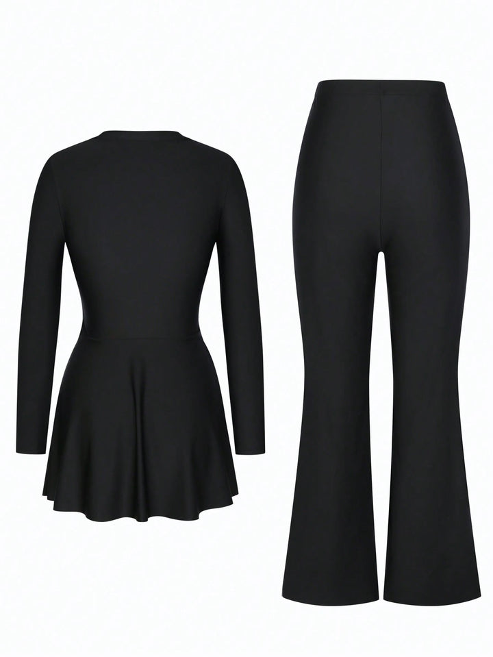 Costum de baie SHEIN, negru