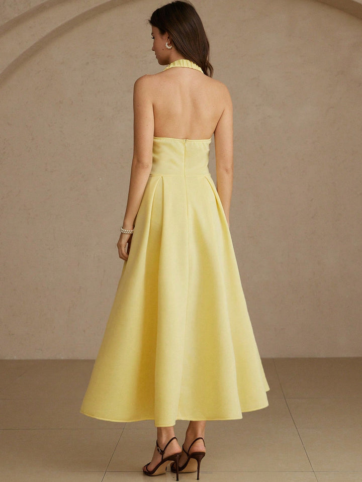Rochie maxi SHEIN, galben