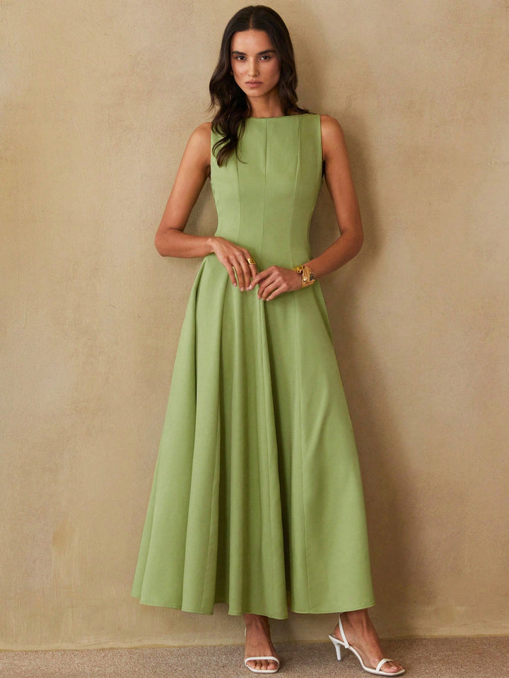 Rochie maxi SHEIN, verde