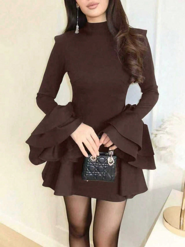 Rochie scurtă SHEIN, maro