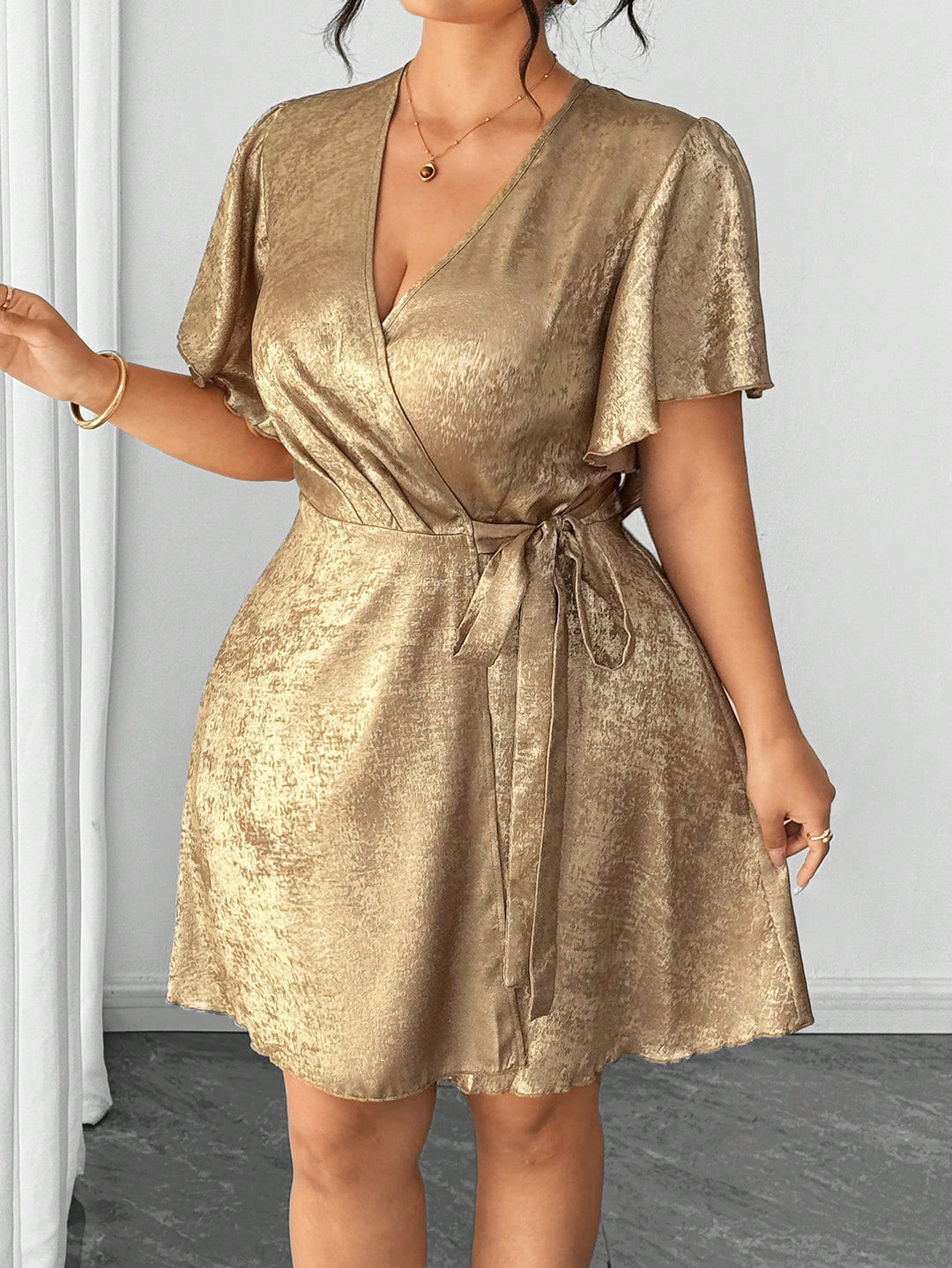 Rochie SHEIN, auriu