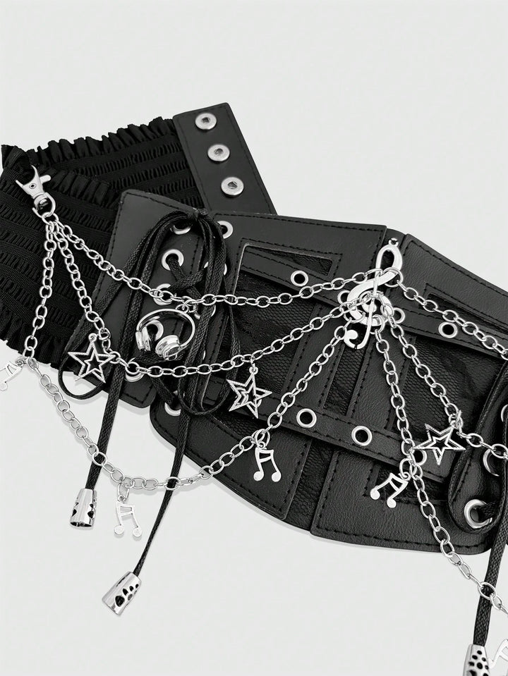 Curea-corset SHEIN, negru