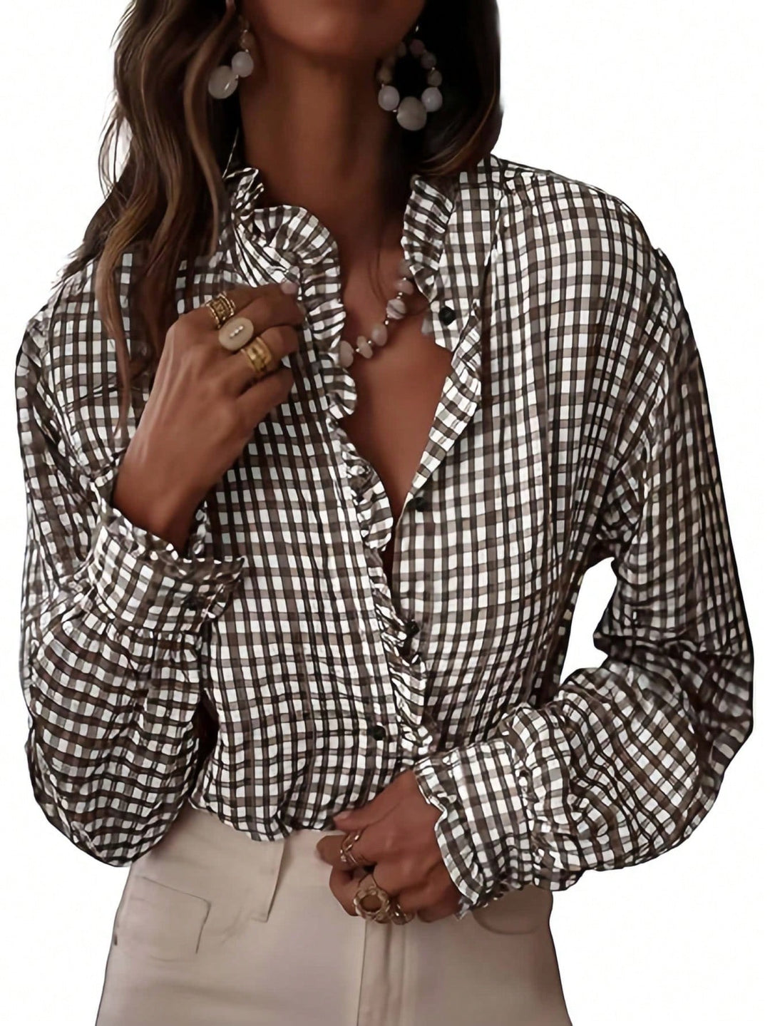 Bluza cu maneca lunga SHEIN