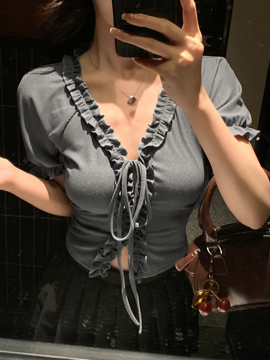 Tricou SHEIN, gri