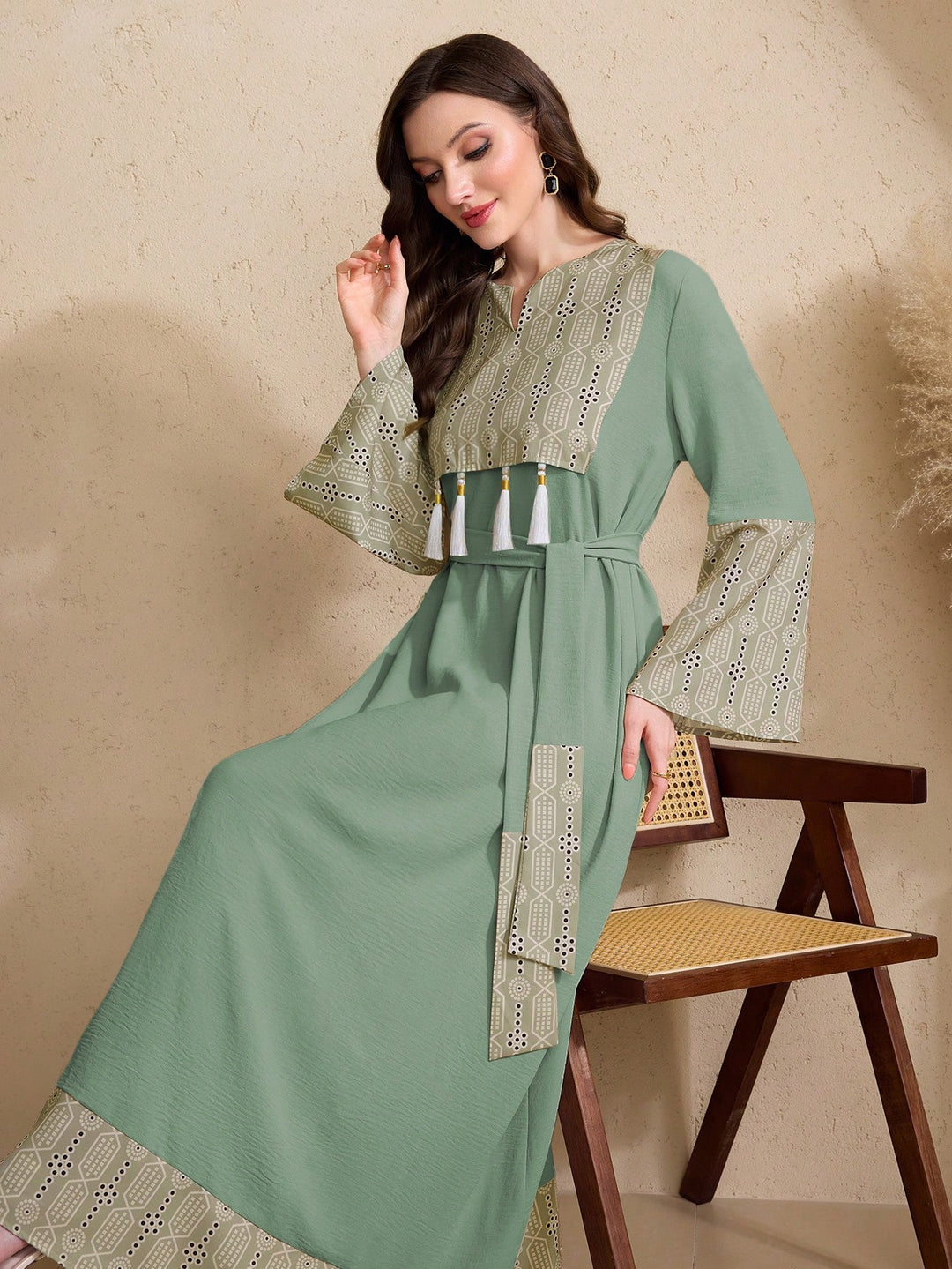 Rochie maxi SHEIN, mix culori