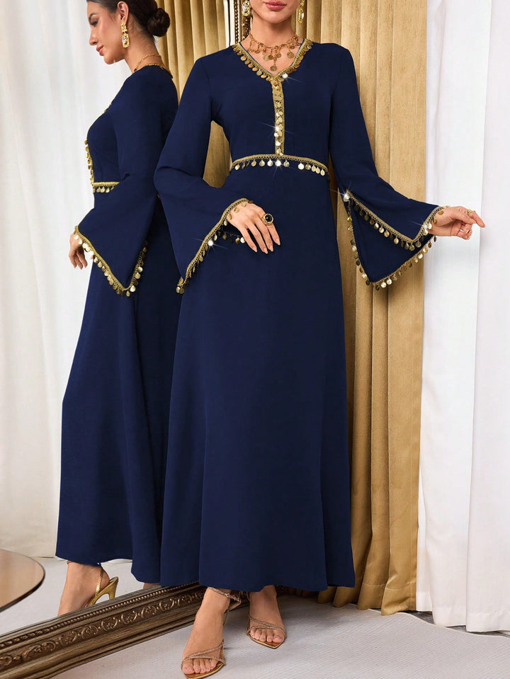 Rochie maxi SHEIN, albastru