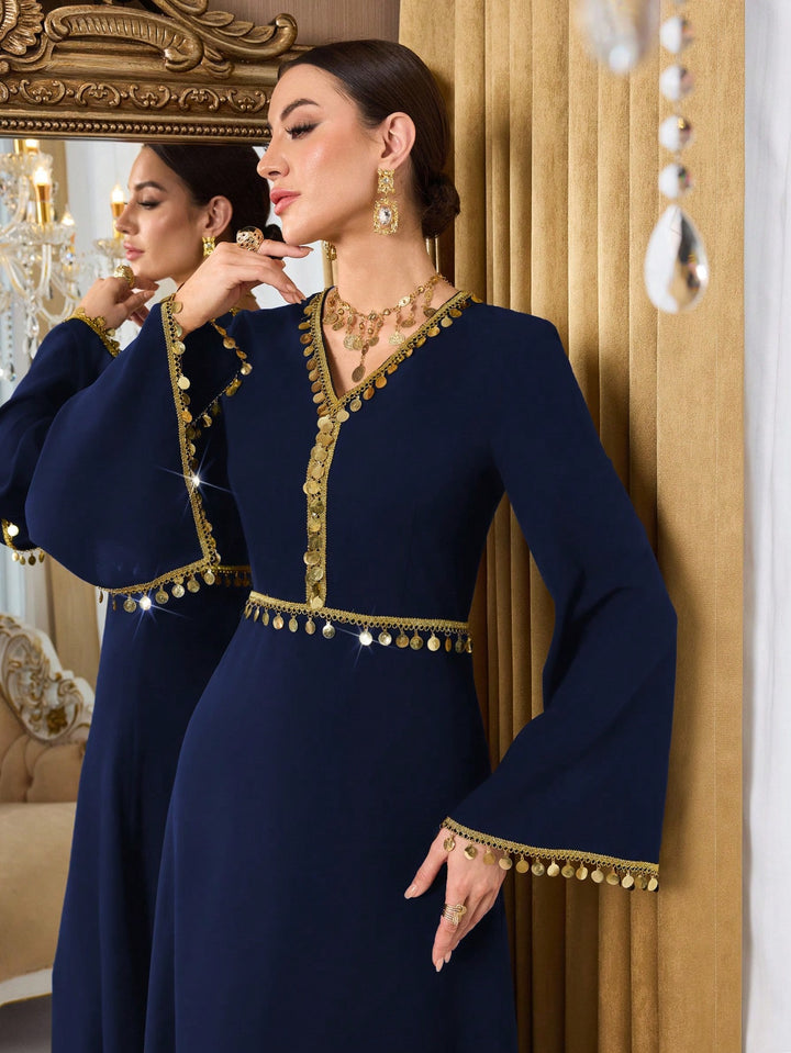 Rochie maxi SHEIN, albastru