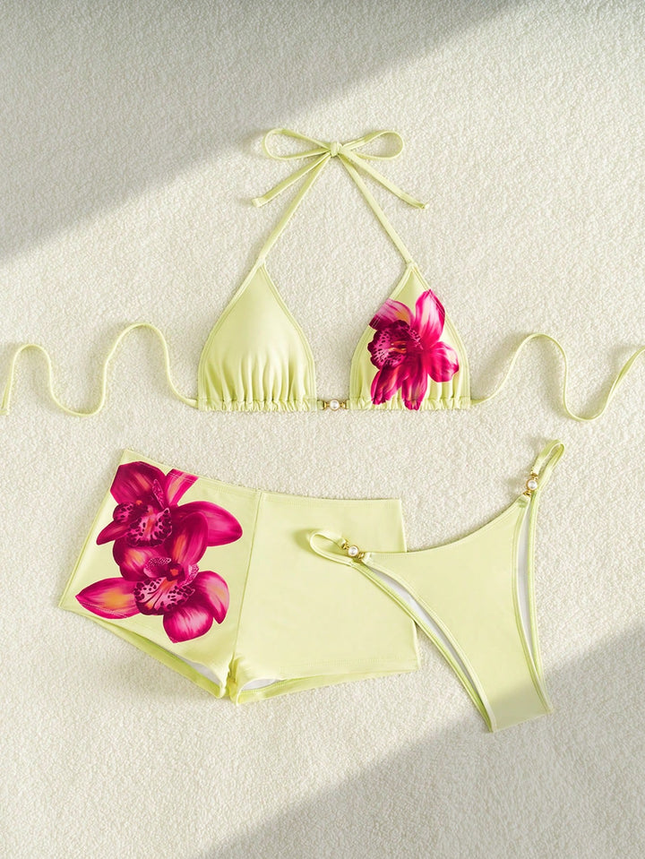 Set bikini SHEIN, galben