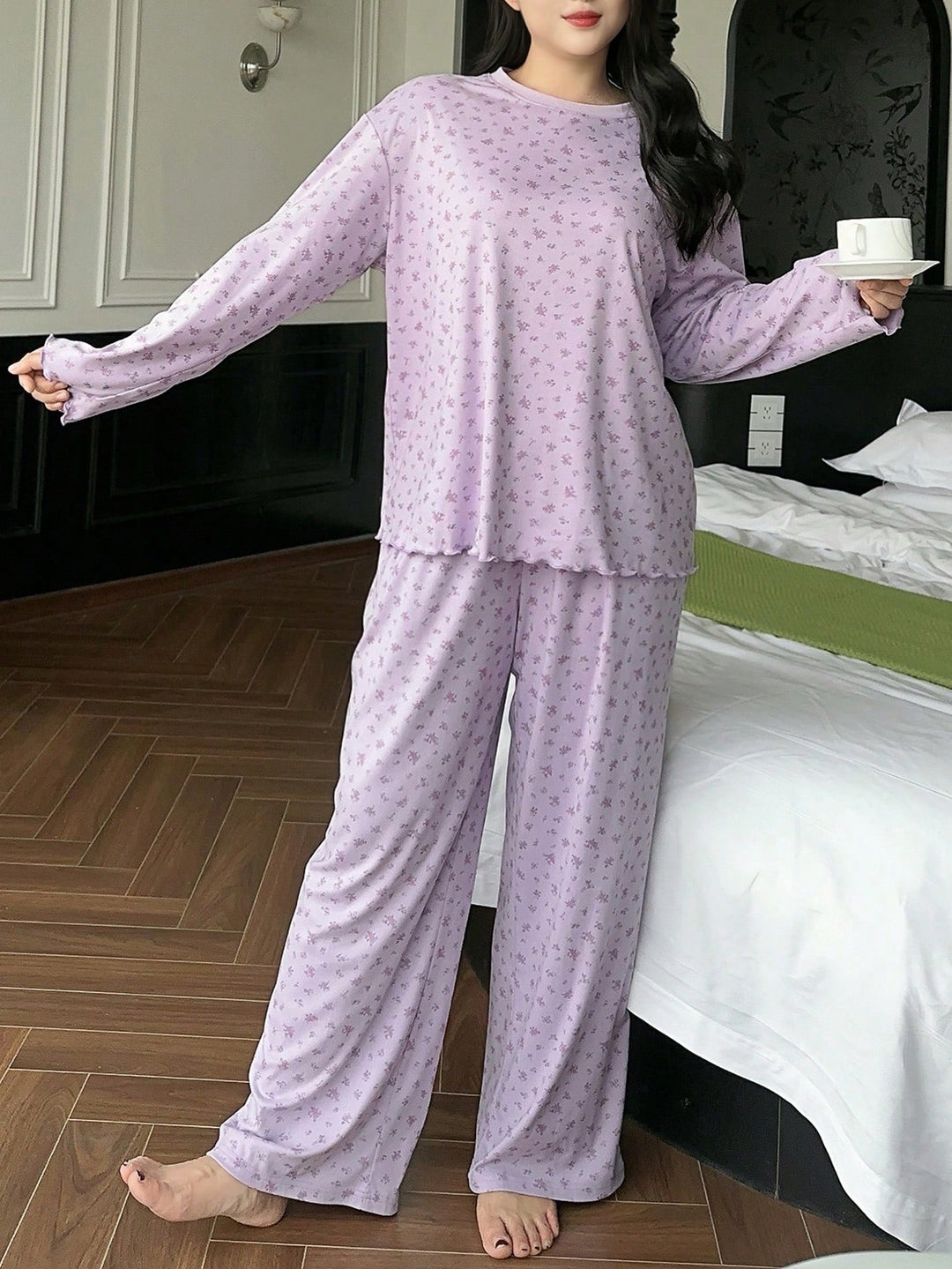 Set pijamale SHEIN, mov