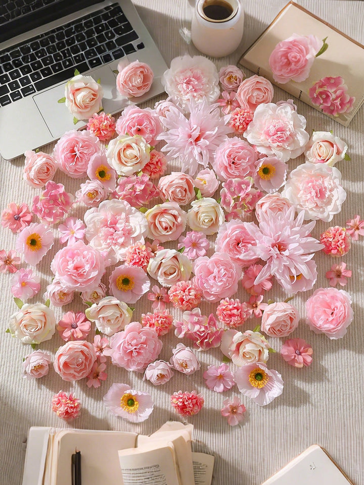 Floari artificiale SHEIN, roz