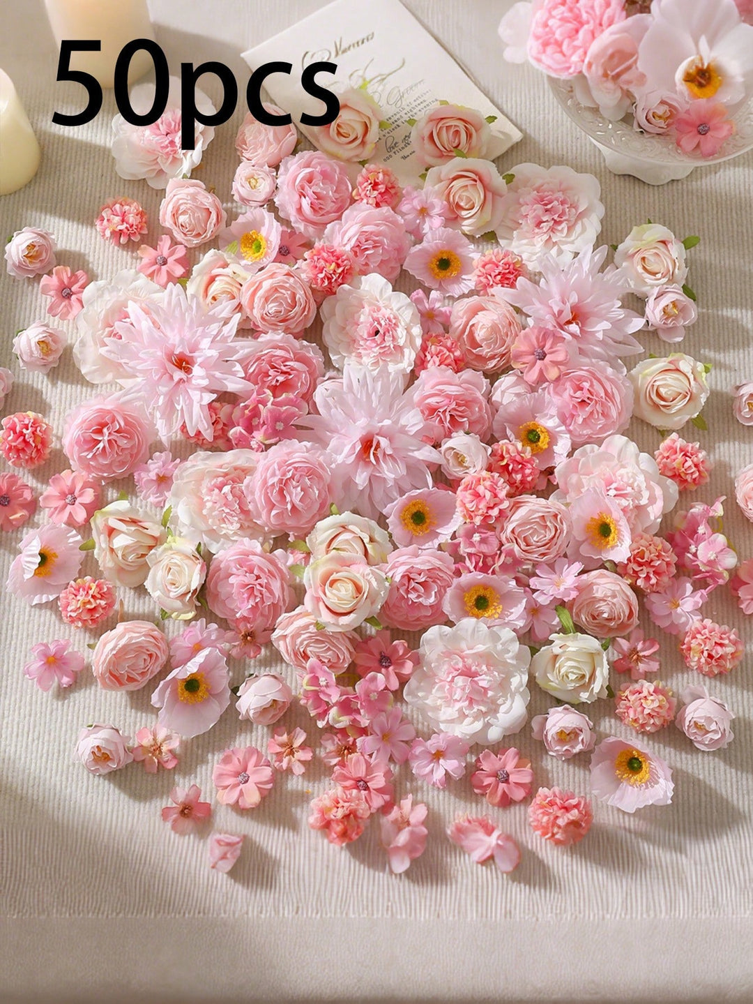 Floari artificiale SHEIN, roz