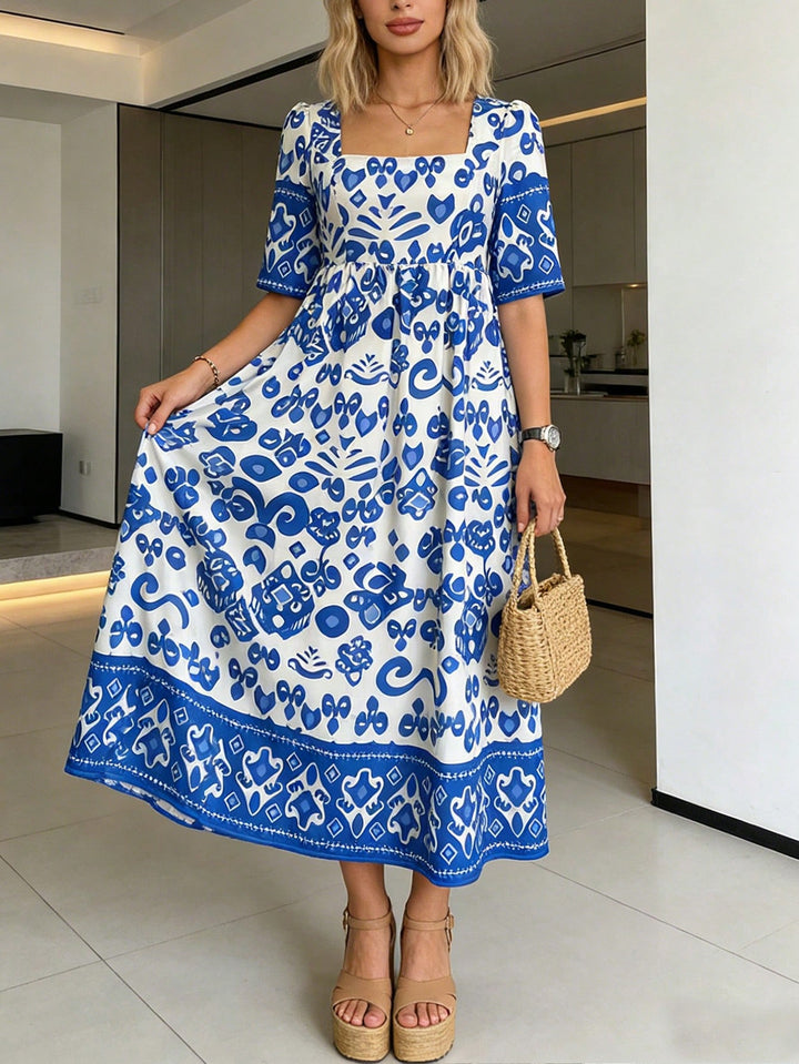 Rochie midi SHEIN, albastru