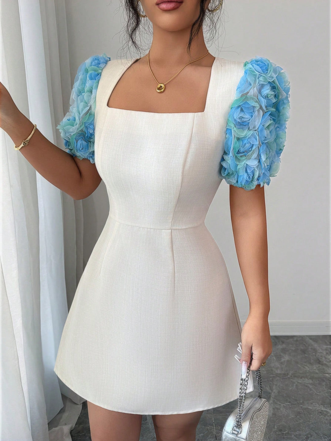 Rochie scurtă SHEIN, mix culori