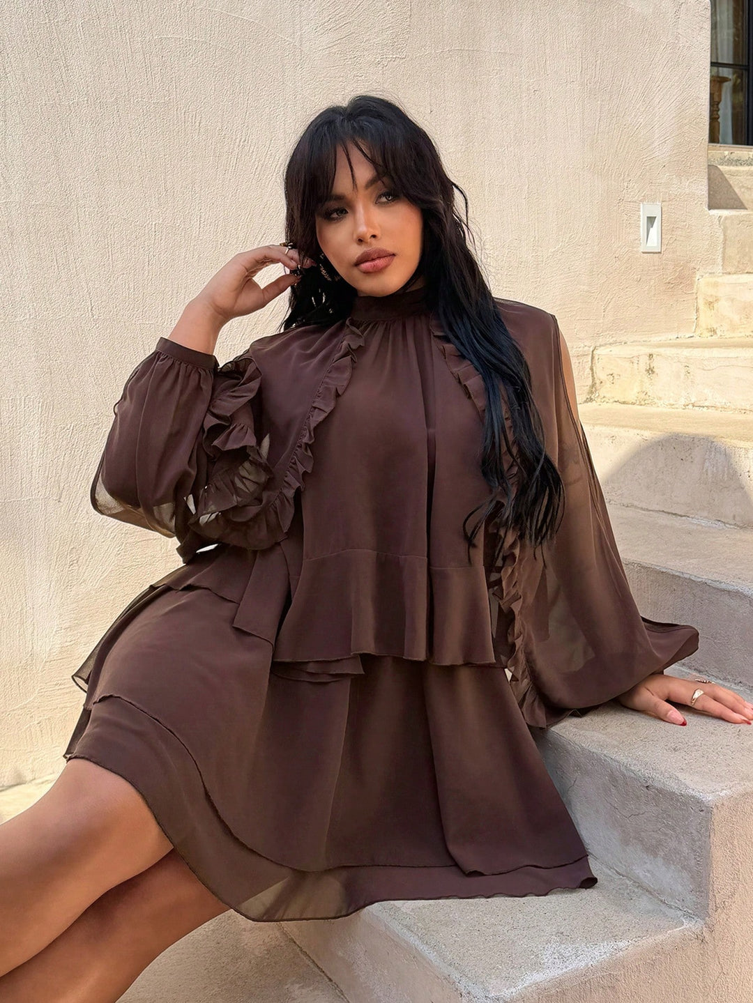 Rochie SHEIN, maro