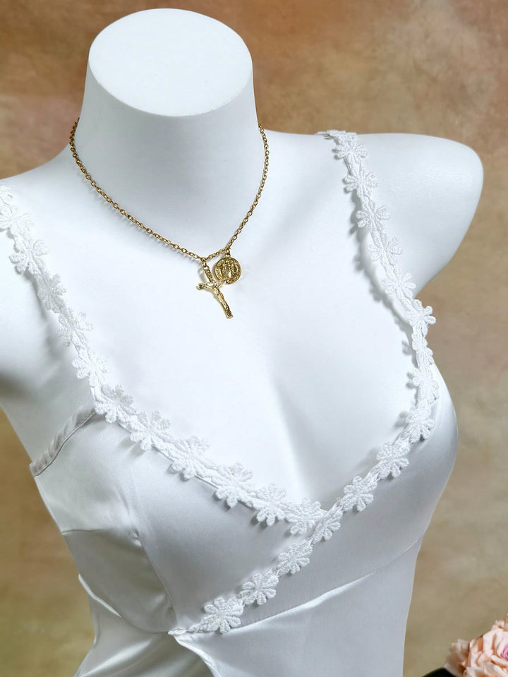 Top SHEIN, alb