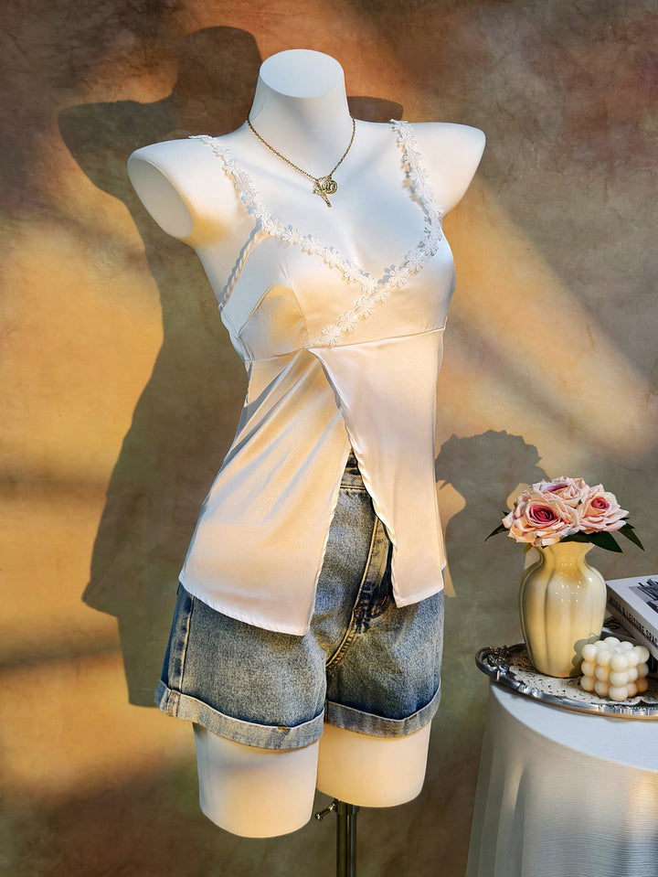 Top SHEIN, alb