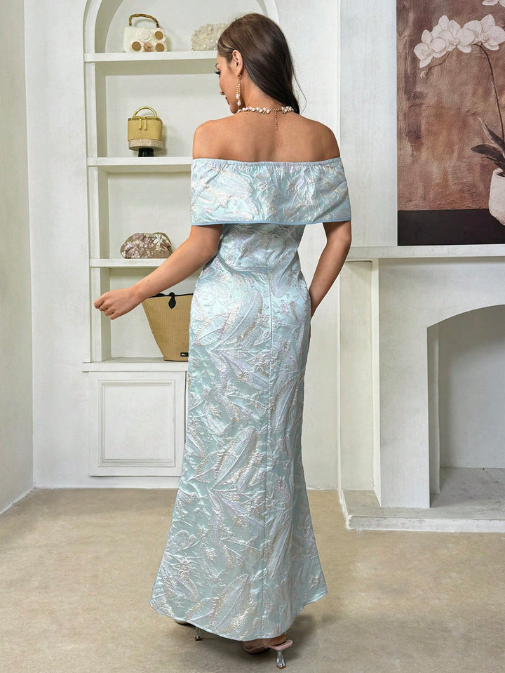 Rochie midi SHEIN, albastru