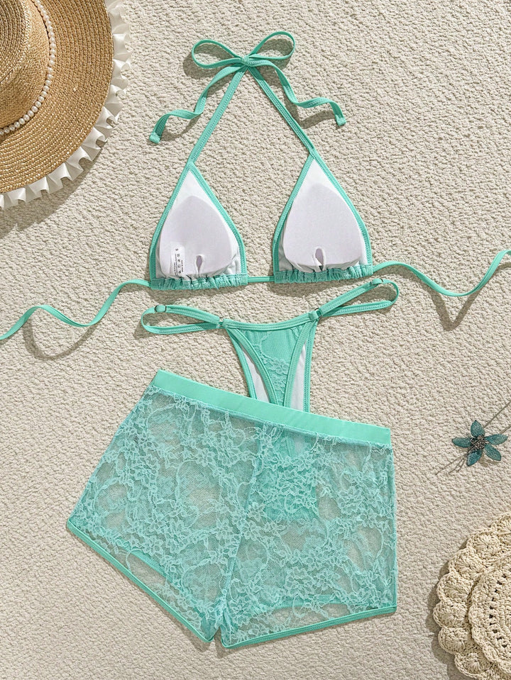 Set bikini SHEIN, verde