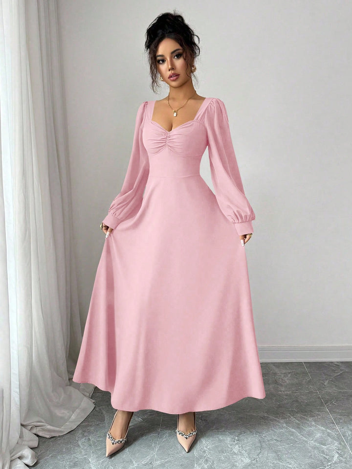 Rochie maxi SHEIN, roz