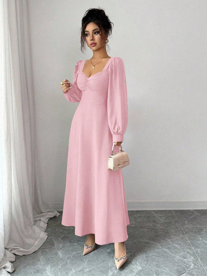 Rochie maxi SHEIN, roz