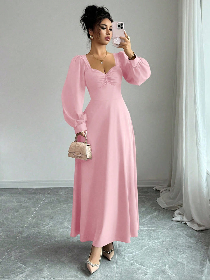 Rochie maxi SHEIN, roz