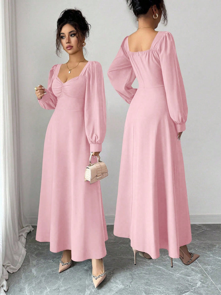 Rochie maxi SHEIN, roz