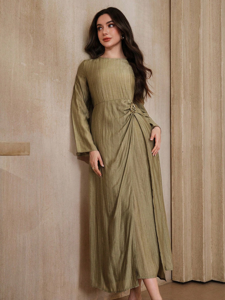 Rochie maxi SHEIN, bej