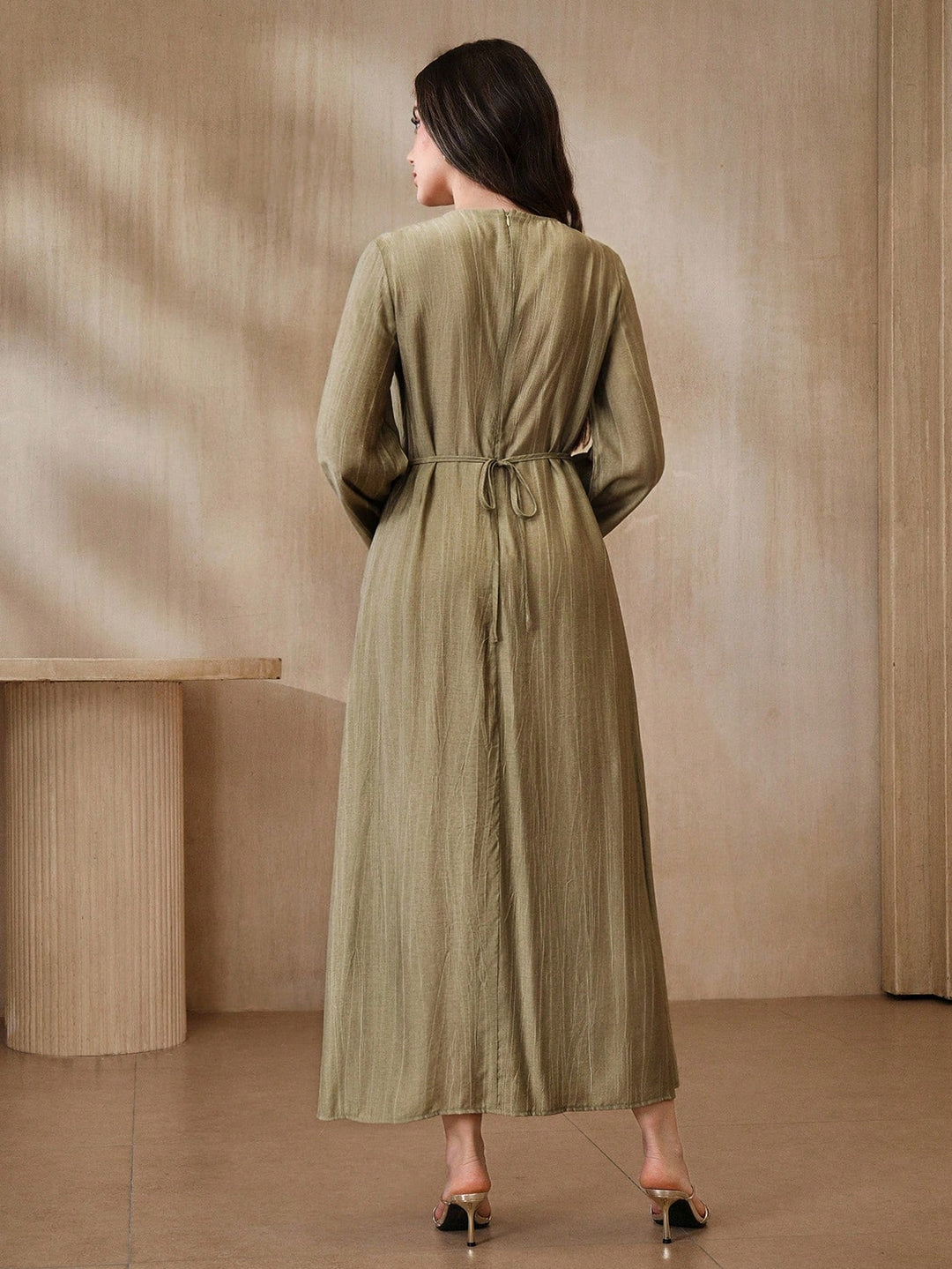 Rochie maxi SHEIN, portocaliu