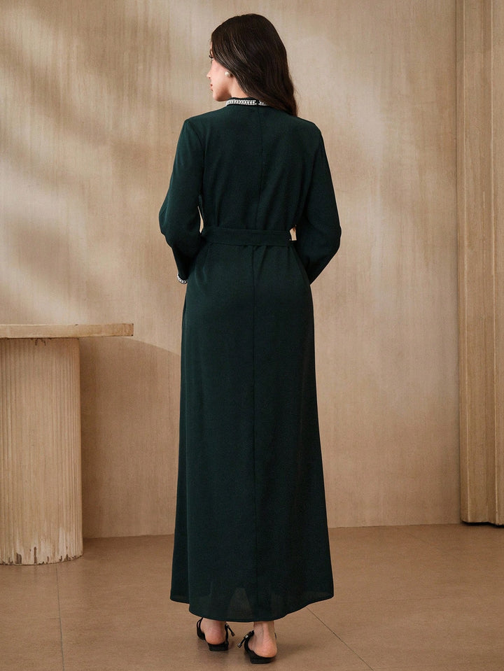 Rochie maxi SHEIN, verde