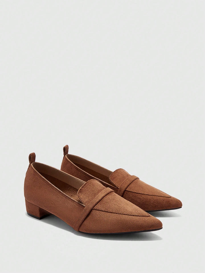 Pantofi cu toc SHEIN, maro