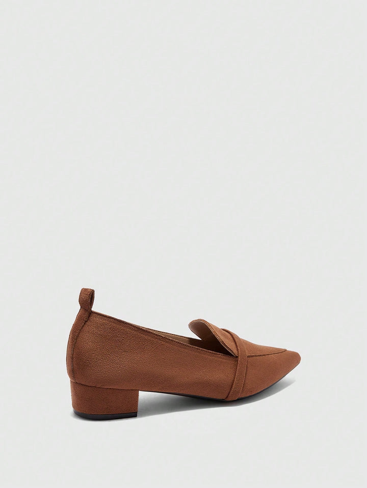 Pantofi cu toc SHEIN, maro