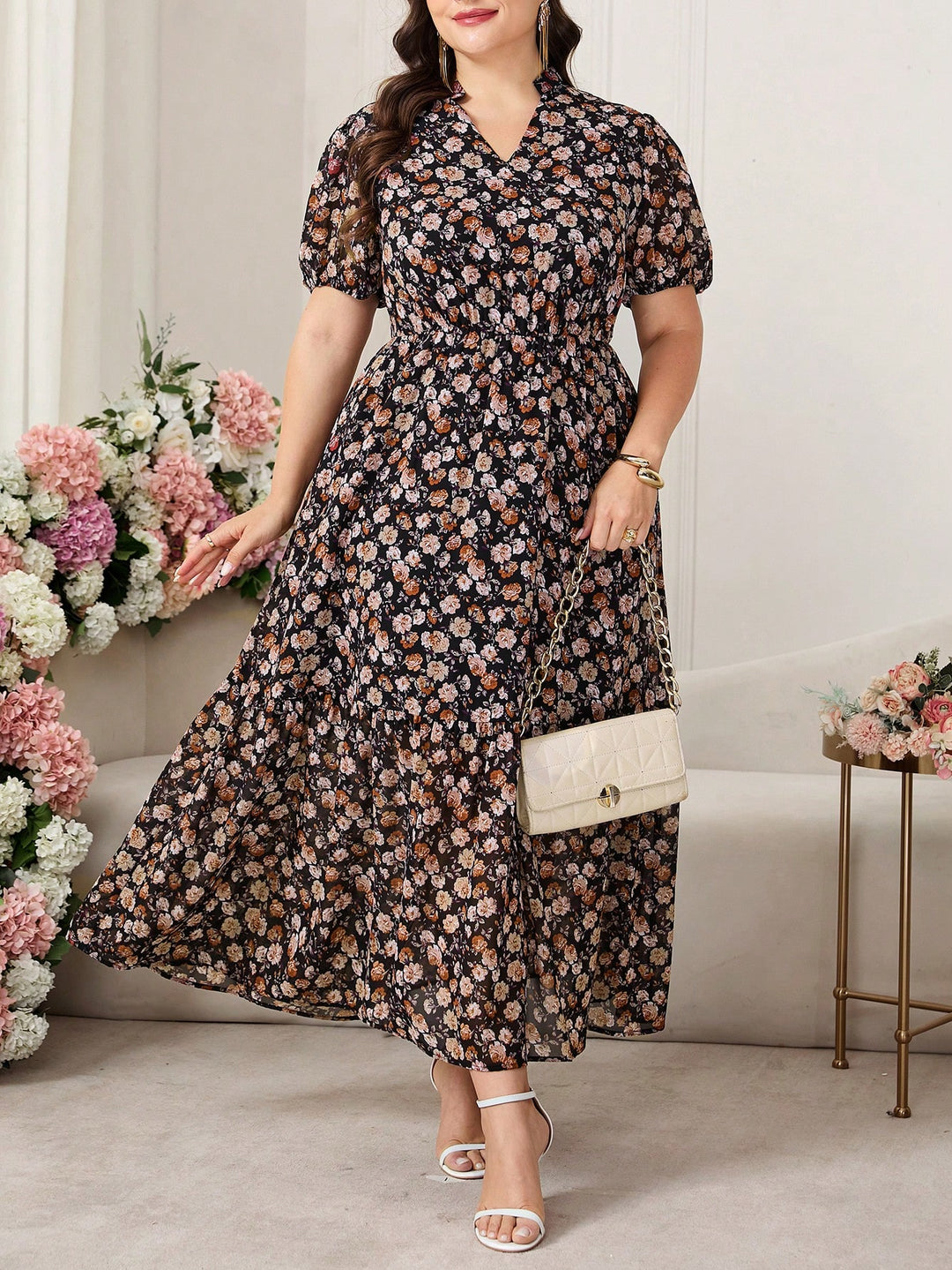 Rochie SHEIN, mix culori