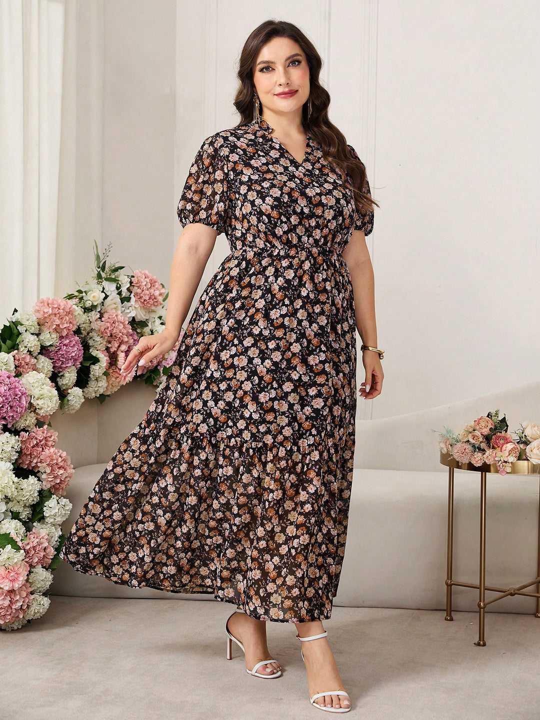 Rochie SHEIN, mix culori