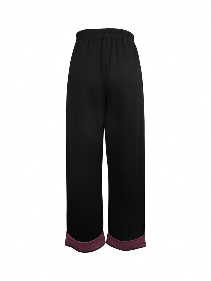 Pantaloni SHEIN, maro