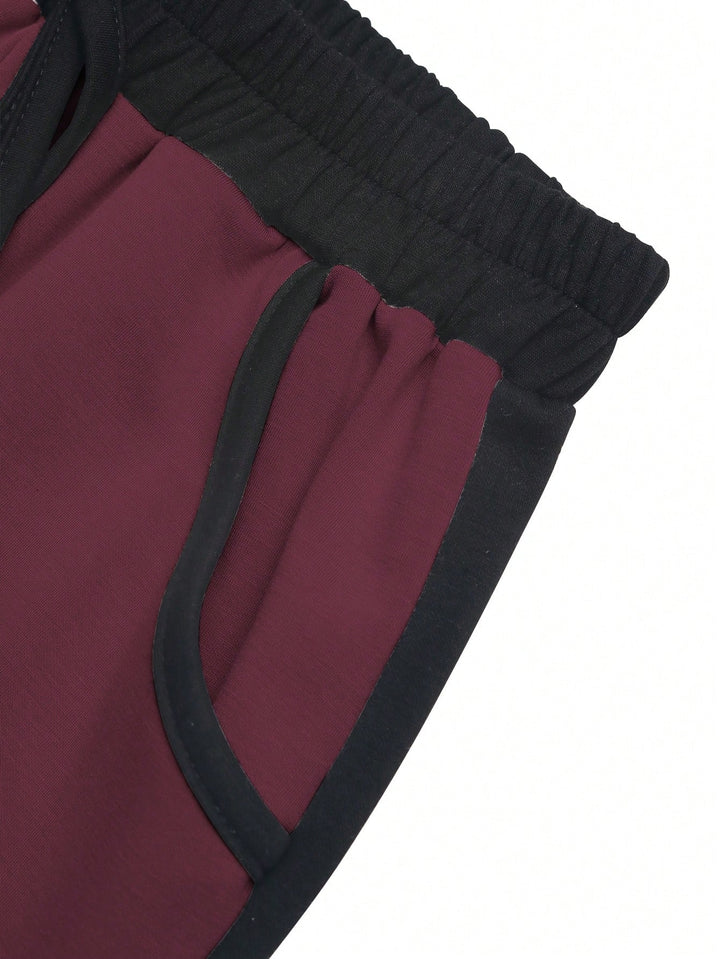 Pantaloni SHEIN, maro
