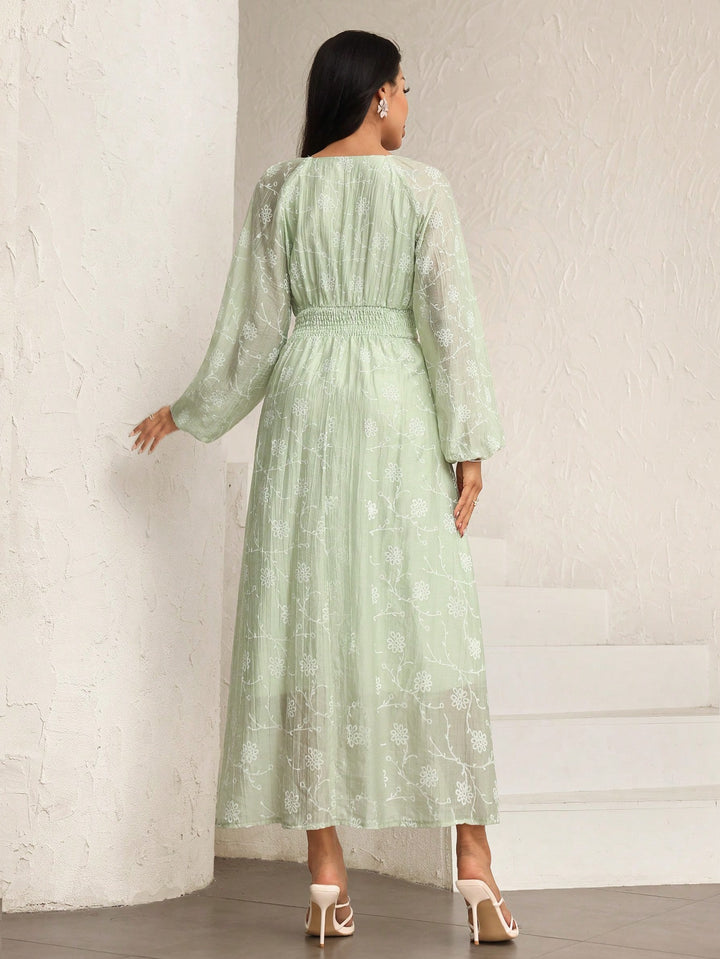 Rochie midi SHEIN, verde
