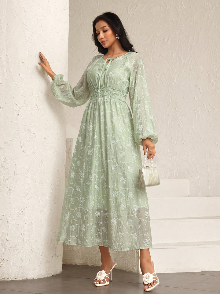Rochie midi SHEIN, verde