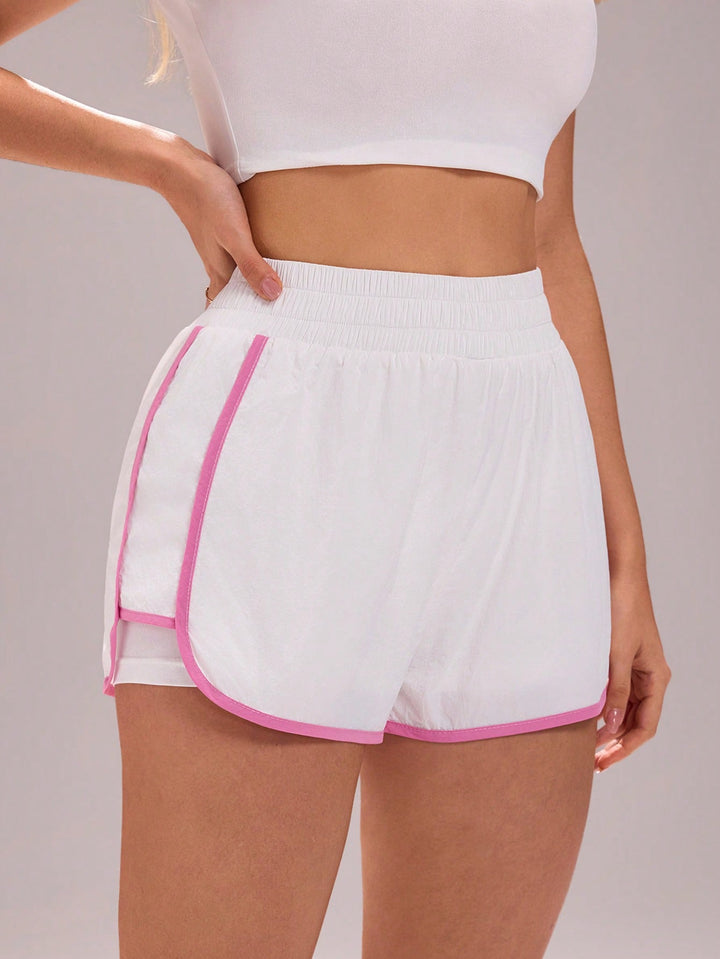 Pantaloni scurți SHEIN, alb