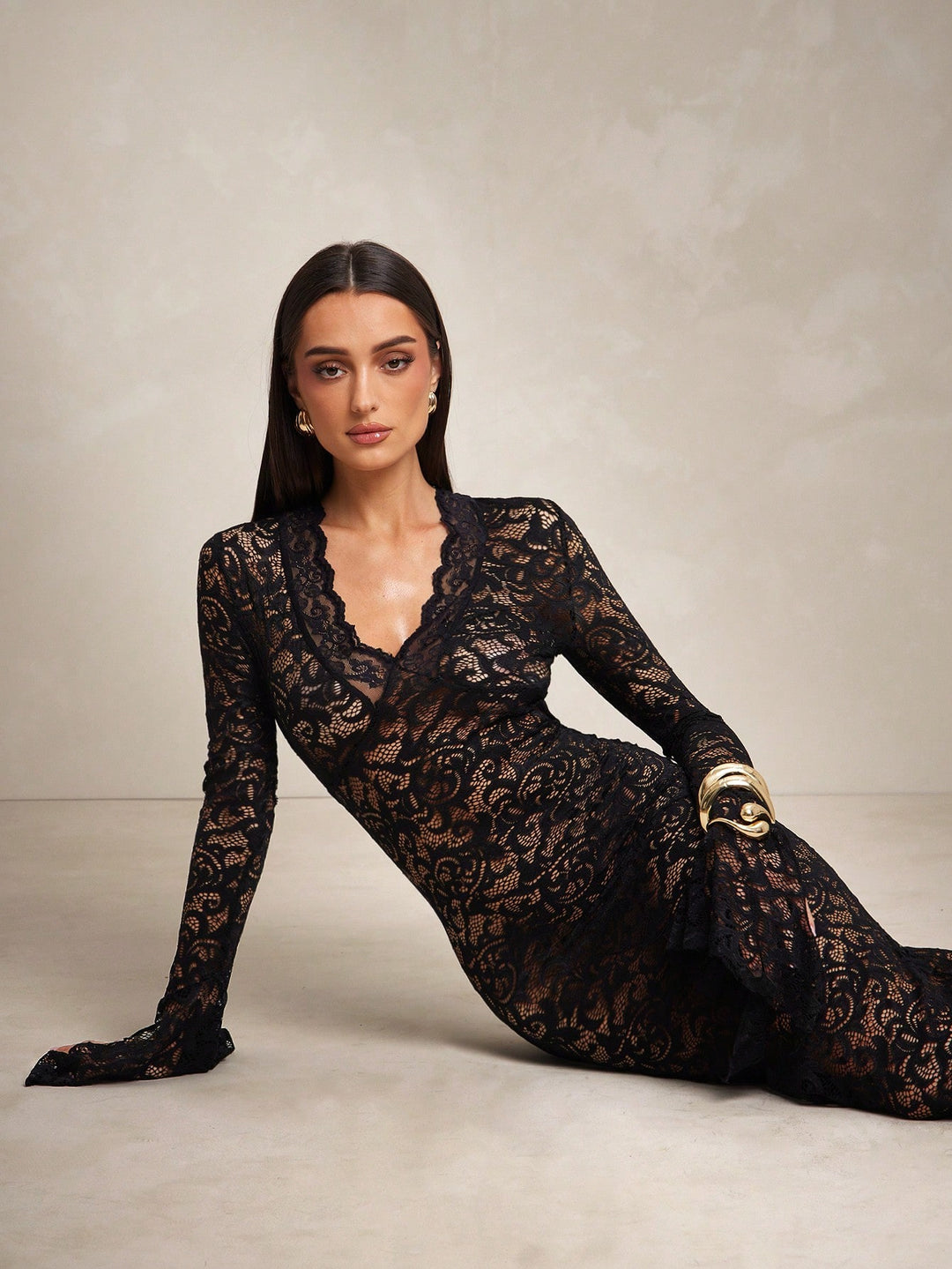 Rochie maxi SHEIN, negru