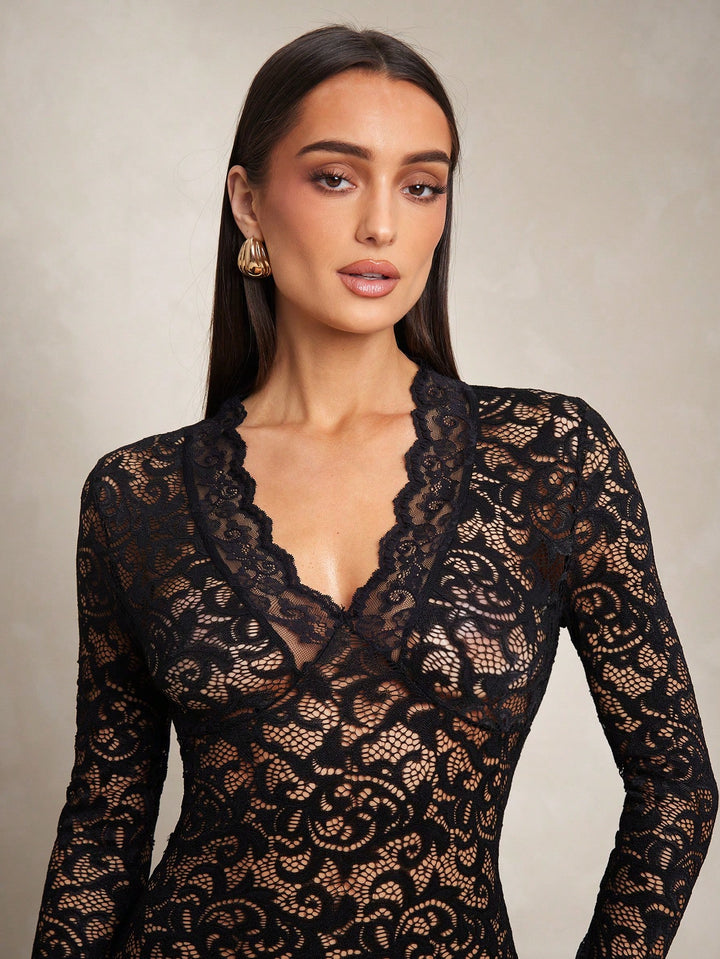 Rochie maxi SHEIN, negru