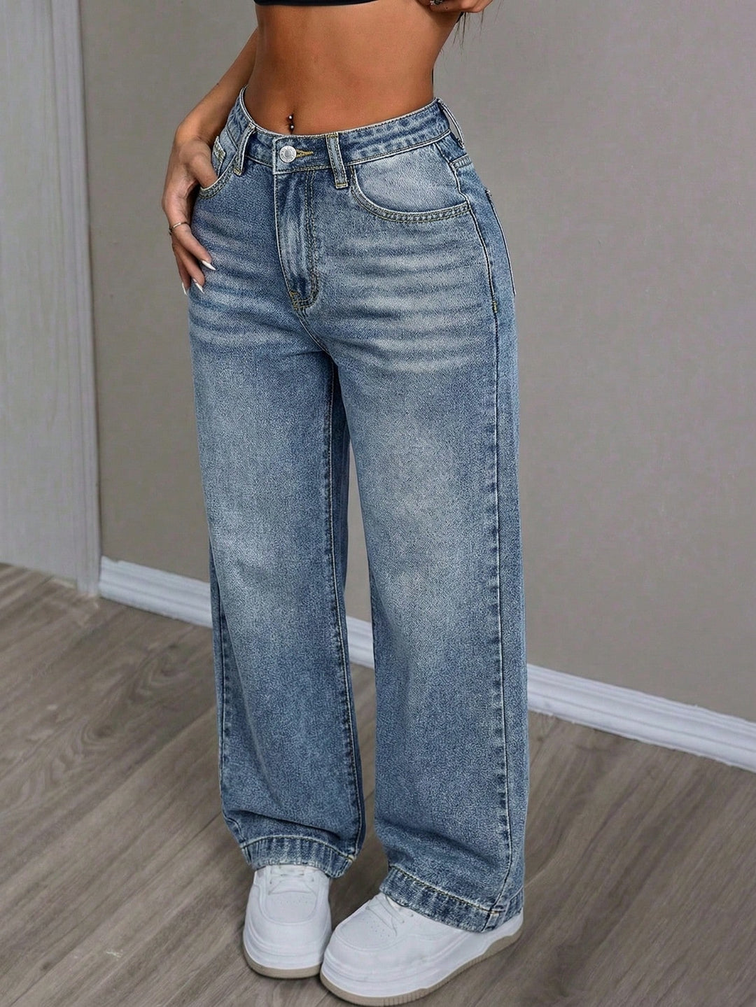 Jeans SHEIN, albastru