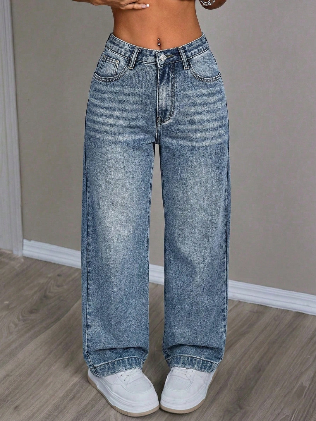 Jeans SHEIN, albastru