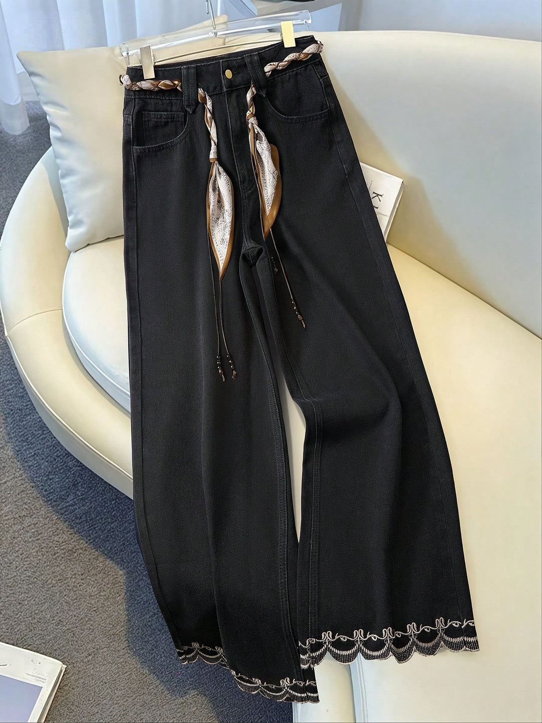 Jeans SHEIN, negru