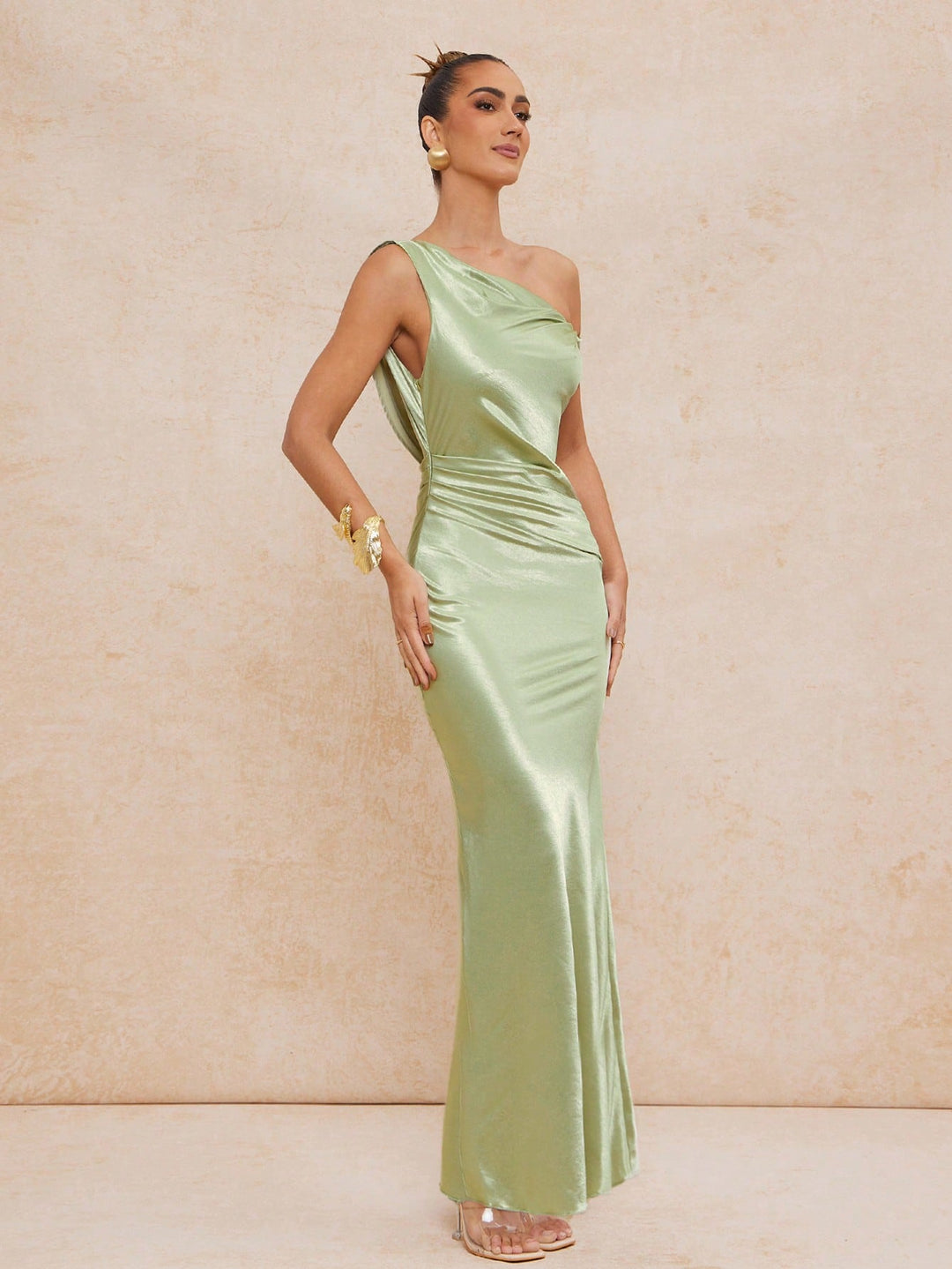 Rochie maxi SHEIN, verde