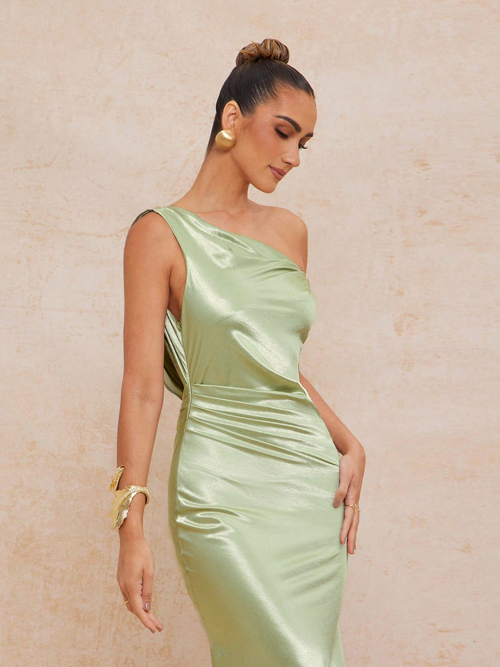 Rochie maxi SHEIN, verde