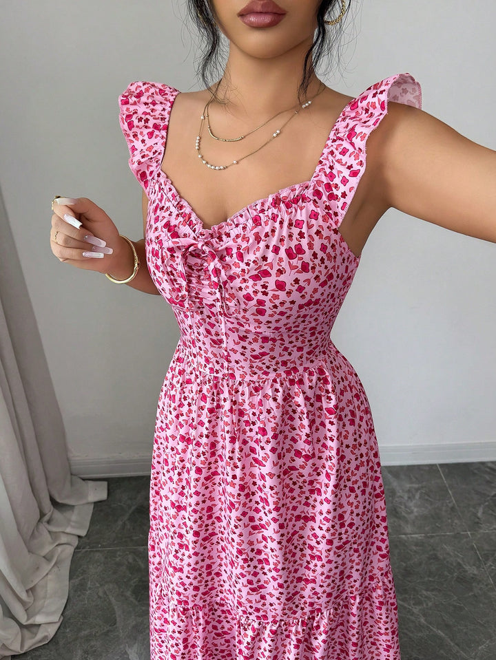 Rochie maxi SHEIN, roz