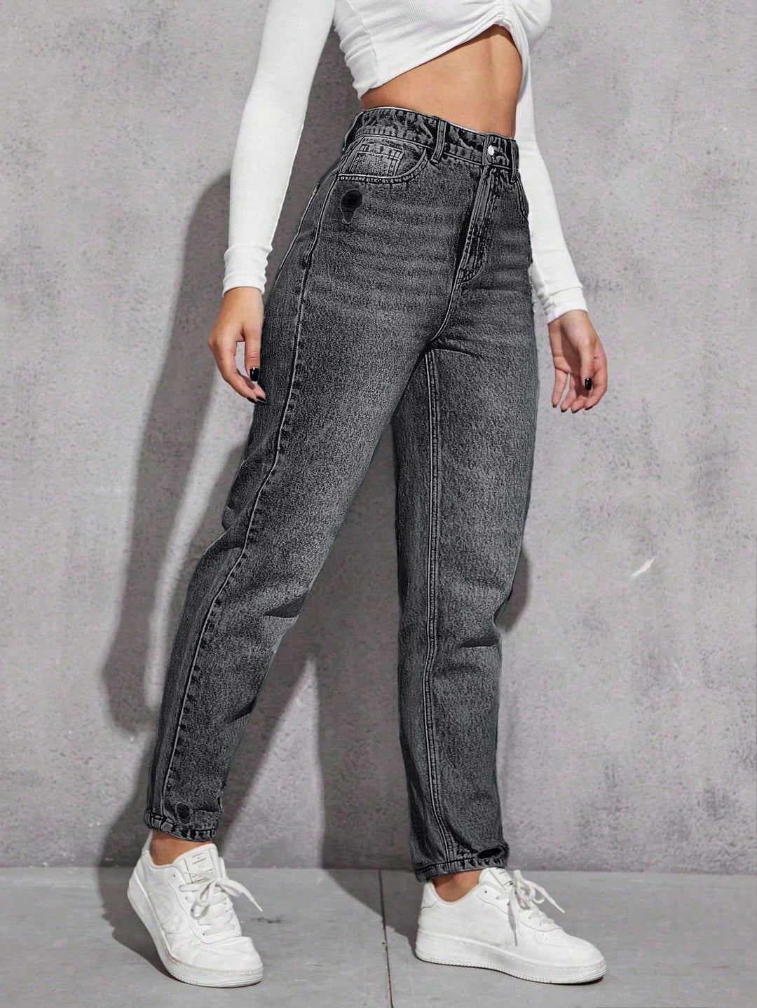 Jeans SHEIN, gri