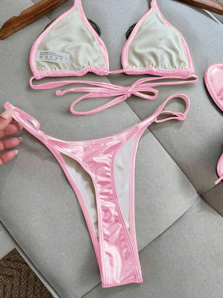 Set bikini SHEIN, roz